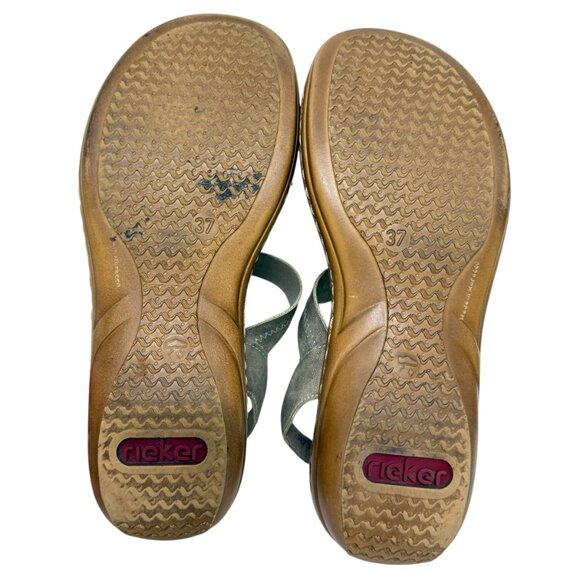 Rieker Antistress Regina Leather Slingback Comfort Women's sandals size 6 - Picture 9 of 9